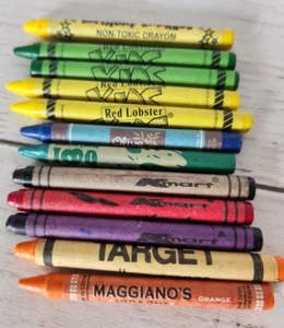 Vintage Olive Garden Red Lobster KMart Target Crayons 12ct Lot - Picture 1 of 5