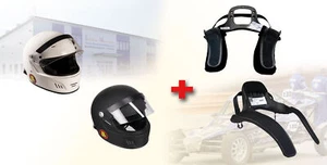 Hans Komplettangebot Full Face Beltenick Kombi-Angebot FHR System Helm - Bild 1 von 25