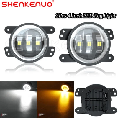 4 Inch Fog Light Assembly Driver and Passenger Side For Nissan NV3500 2012-2021 - Изображение 1 из 4