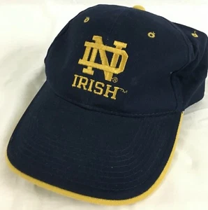 Gorra de béisbol University of Notre Dame azul y dorada entrelazada N&D sistema operativo - Imagen 1 de 6
