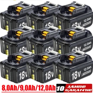 Batería Original Makita 18V 6,0Ah 9Ah 12,0Ah BL1860B BL1850B BL1840B BL1830B DE - Imagen 1 de 37