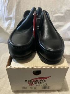 RED WING 6604 Hombres Talla 11.5EE Trabajo Oxford Puntera de Acero Cuero Negro Hecho en EE. UU. NUEVO CON ETIQUETAS - Imagen 1 de 10