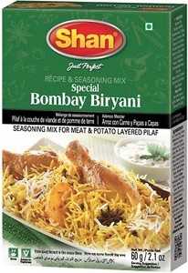 SHAN SPECIAL BOMBAY BIRYANI MIX 60G MACHEN SUPER LECKER LECKERER GESCHMACK BIRYANI - Bild 1 von 4
