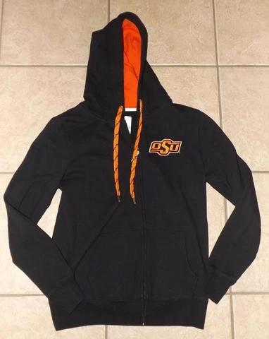 Small 4 / 6 Hooded OSU OKLAHOMA STATE COWBOYS Full Zip Embellished Bling Jacket Cover