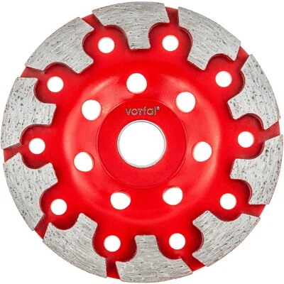 VORFAL Diamant Schleiftopf 125mm Typ T Schleifteller Profi Diamantscheibe Estrich Beton