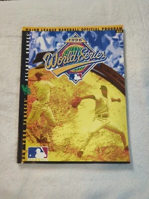 1996 World Series Official Program  New York Yankees vs Atlanta Braves MLB - Image 1 of 3