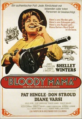 BLOODY MAMA (1970) Shelley Winters, Robert Deniro - Public Domain DVD NO CASE - Image 1 of 2