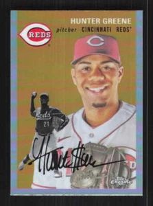 Hunter Greene 2023 Topps Chrome Platinum Anniversary Refractor #277 - Picture 1 of 2