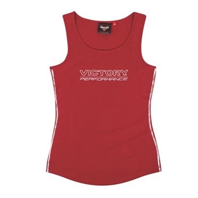 Camiseta sin mangas roja sin mangas Victory Motorcycle nueva OEM para mujer, mediana, 286630803 Foto 1 de 4