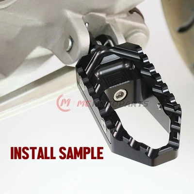 Clavijas delanteras CNC Tour negras para Honda CBR250R 11-13 14 15 16 17 Foto 1 de 4