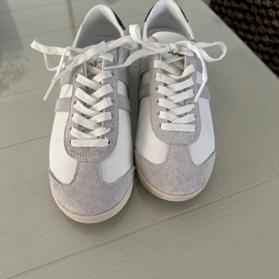 Tenis informales Gola Grandslam Missy de cuero blanco para mujer - NUEVOS SIN CAJA - talla 6,5 Foto 1 de 4