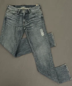 Abercrombie & Fitch Jeans Men's 30W 34L Blue Langdon Slim Fit Stretch NWT! - Picture 1 of 16
