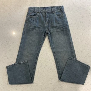 Lucky Brand Billy Straight Blue Jeans Youth Boys Tag Size 14 Actual Size 27/27 - Picture 1 of 6