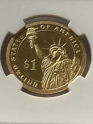 🗽2009-S John Tyler Tenth President  - Dollar NGC PF 69 Ultra Cameo - Image 1 of 4