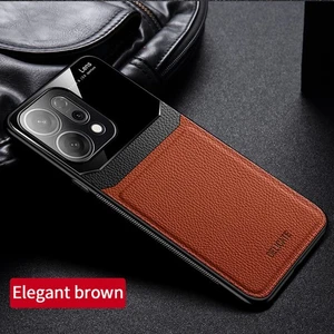 Para OPPO Reno 14 Pro, Lujo Antigolpes Hybird Cuero PU Goma Suave Estuche Cubierta - Imagen 1 de 14