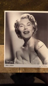 Foto firmata 8x10 attrice MINDY CARSON AUTOGRAFO - Foto 1 di 1