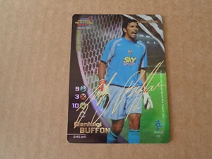 GIANLUIGI BUFFON - WIZARDS FOOTBALL CHAMPIONS 2004-05 - SIGNED - RARISSIMA - Foto 1 di 2