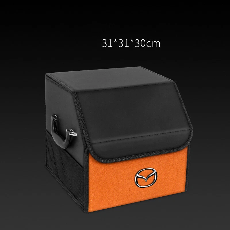 Оранжевый автомобильный задний багажник коробка для хранения багажа груза органайзер для Mazda 30 * 31 * 30 см - Изображение 1 из 1