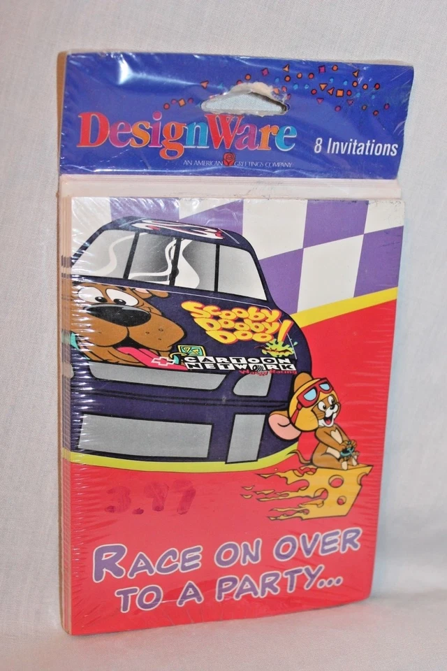 全新 包装 SCOOBY DOO 8 邀请派对用品   — 第 1/1 张图片