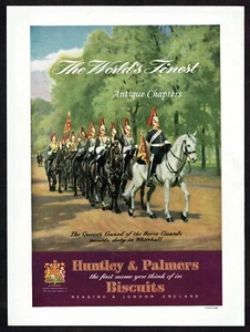 Huntley & Palmer Biscuits Queen's Guard Of The Horse Guards 1953 Werbung P617 - Bild 1 von 1