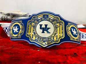 Kentucky Wildcats Legacy Title Championship Belt Adult Size 2mm Zinc Plated - Picture 1 of 7