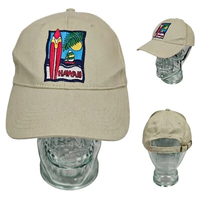 Surfware Clásicos Hawaianos Gorra con Correa Gorra de Béisbol Tabla de Surf Velero Isla Foto 1 de 4