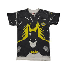 Rare! Vintage 80s DC Comics Batman T Shirt All Over Print Front Back Boys Joker