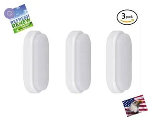 iLett 3 PACK of 12W LED Compact Oval Flush Mount Ceiling Light & Bulkhead 8x4in - Picture 1 of 11