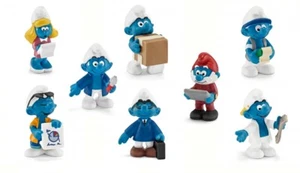 2015 Schleich Smurf Series - Office Smurfs - NEW - Choose a character! - Picture 1 of 9