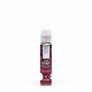 Jo H2O Flavored Lubricant 1oz Raspberry Sorbet - Personal Lube - Picture 1 of 2