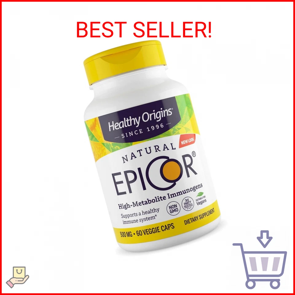 Healthy Origins EpiCor 500 MG 60 Veggie Caps