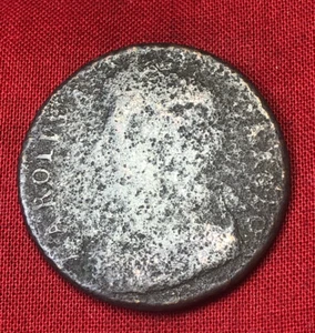 1673 Scarce Charles II Large Copper Halfpenny, No Stops on Rev. Colonial USA - Picture 1 of 4