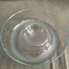 Princess House Heritage Chip and Dip Bowl Clear Glass All in One