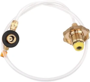 Outdoor Camping Gas Stove Adapter Gas Tank Refilling Pipe Gas Stove Accessories - Picture 1 of 8