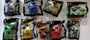 McDonalds Pixar Cars Characters 9 Cars McQueen, Mater, Doc, Sally, Luigi etc. - Picture 1 of 10