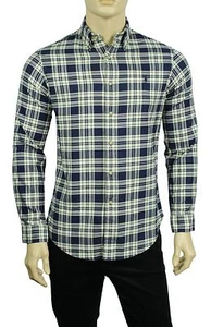 NEW MENS RALPH LAUREN CHECKED BUTTON FRONT LONG SLEEVE SHIRT S $98 - Picture 1 of 3