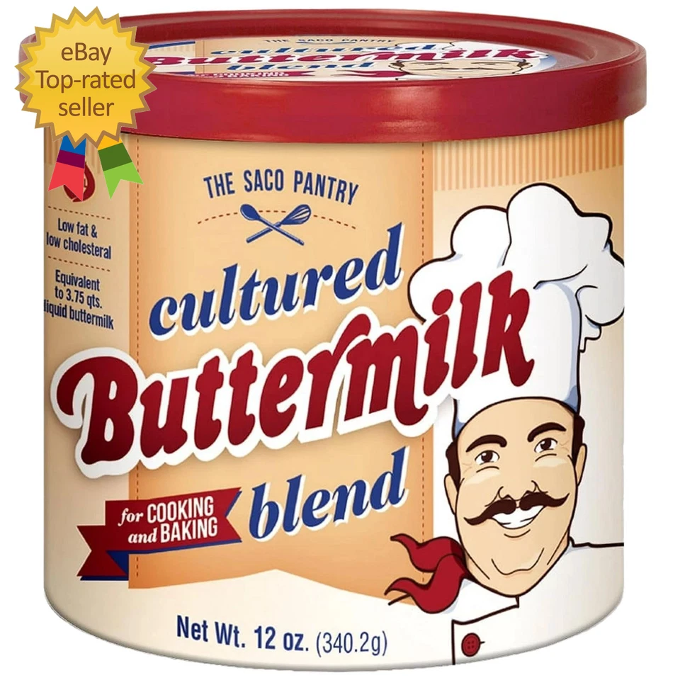 SACO Cultured Buttermilk for Cooking and Baking Powdered 12 Oz