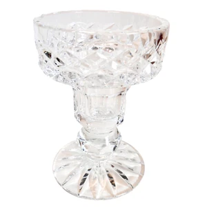 Tyrone Irish Hand Cut Crystal Candlestick Holder 4 3/8” - Picture 1 of 4