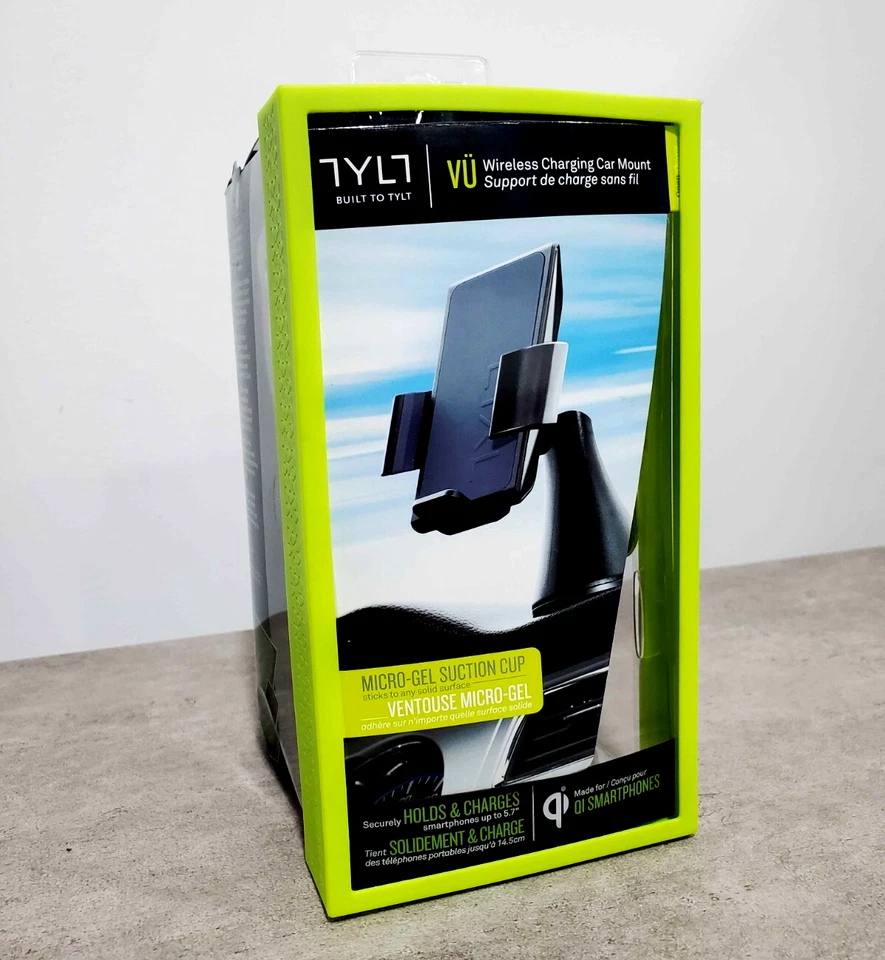 Suporte para carro carregamento sem fio TYLT VU - Preto - Imagem 1 de 1