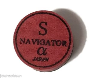 1 (one) Navigator Alpha (SOFT = S) Pool Cue Tip - 14mm - Free US Ship - Picture 1 of 3