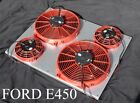E450 450 Van Electronic Quad Cooling Fan Conversion Kit Ford Econoline Mpg Hp