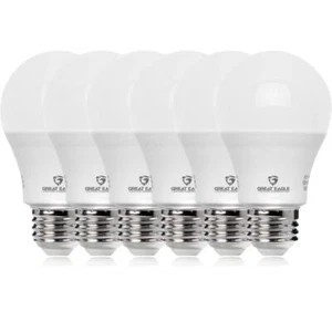 100W Equivalent LED Light Bulb 1600 Lumens A19 5000K Daylight NonDimmable 6Pack - Picture 1 of 8