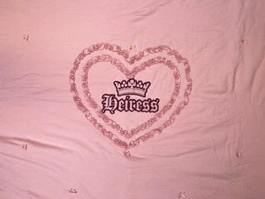 Juicy Couture Baby rosa Schleifen Couture Babydecke Kleinkind Mädchen Erbin Neu mit Etikett Y2K - Bild 1 von 9