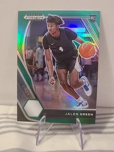 🔥 Jalen Green 2021-22 Panini Prizm Draft Picks #4 GREEN HOLO PRIZM (RC) 🔥 - Picture 1 of 2