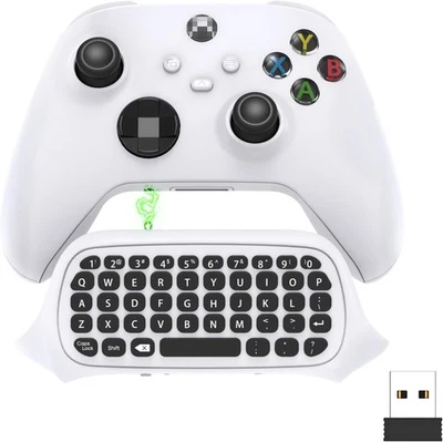 Controller Keyboard for Xbox Series X/S, Wireless 2.4G Ergonomic USB White  - Image 1 of 4