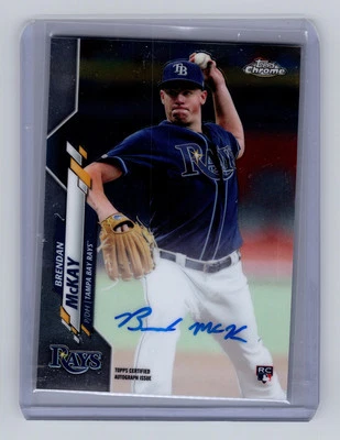 2020 Topps Chrome #RA-BM Brendan McKay Rookie Autographs - Image 1 of 2