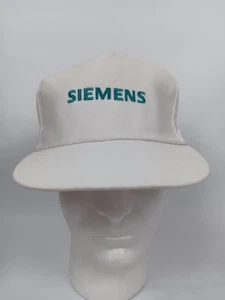 Vintage Siemens Promo Snapback Cap/Hat White 1990s USA Made - Picture 1 of 9