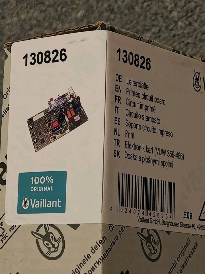 Vaillant 130826 Platine Leiterplatte VC-VCW 196/2-C, 246, 126 VSC 196 C 150 - Bild 1 von 1