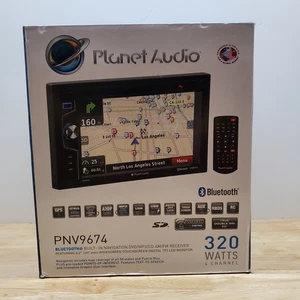 Brand New - Planet Audio PNV9674 6.2” Car Stereo GPS DVD AM/FM Receiver USB SD - Picture 1 of 11