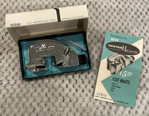 Vintage Dexter Mat Cutter in Original Box With 4 extra blades & Inst Manual - Picture 1 of 6